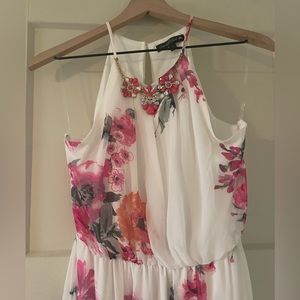 Dress with necklace purchased from Macy’s